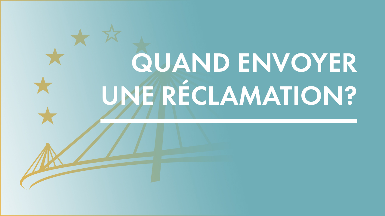 Miniature de la vidéo du Centre Européen de la Consommation consacrée aux raisons qui justifient d'envoyer une réclamation au CEC
