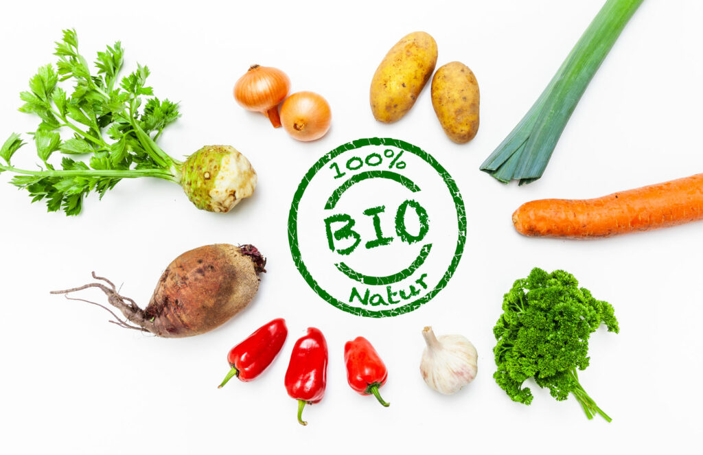 Une illustration pour l'alimentation 100 % bio en Allemagne