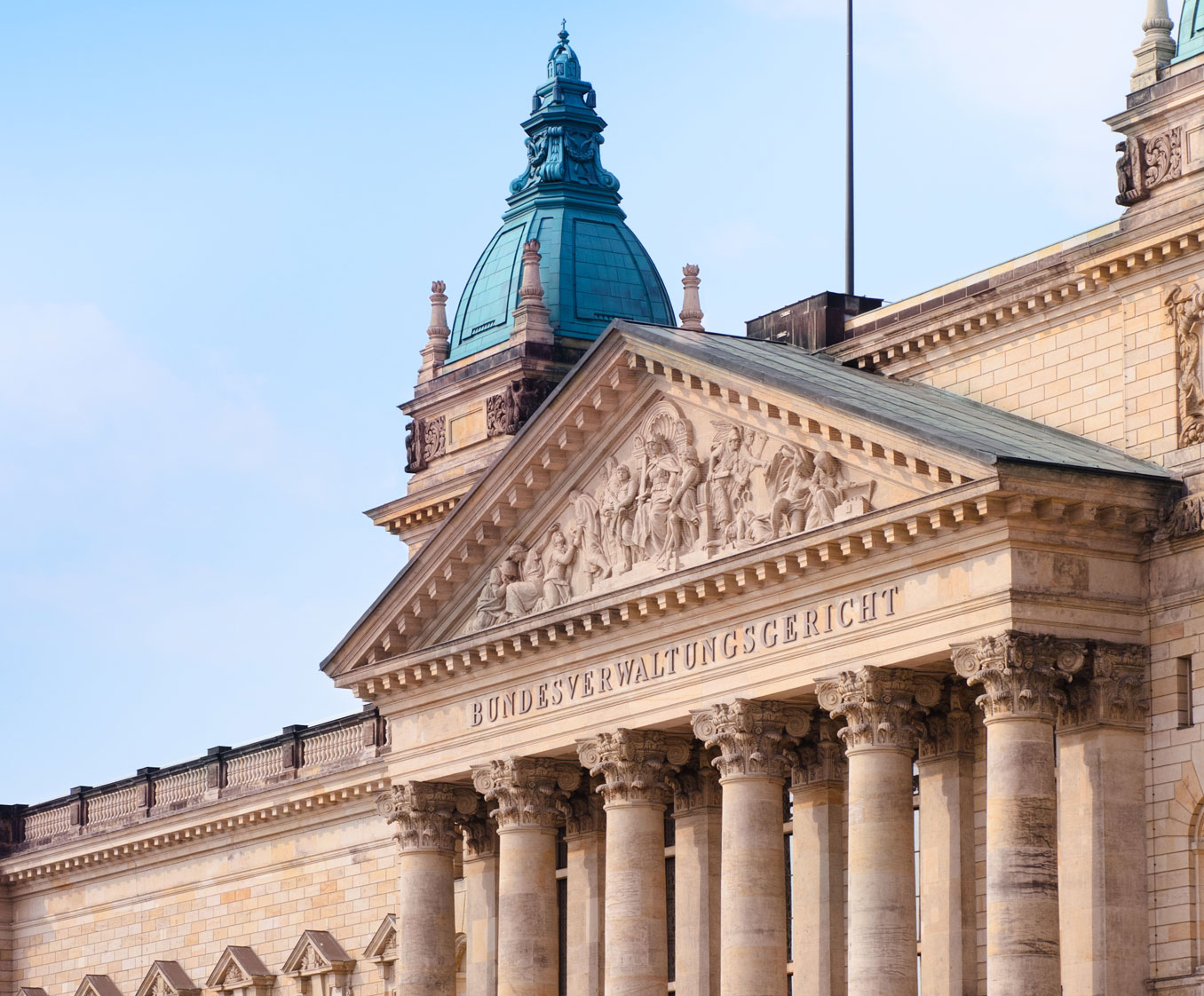 Photo du Tribunal de Leipzig en Allemagne